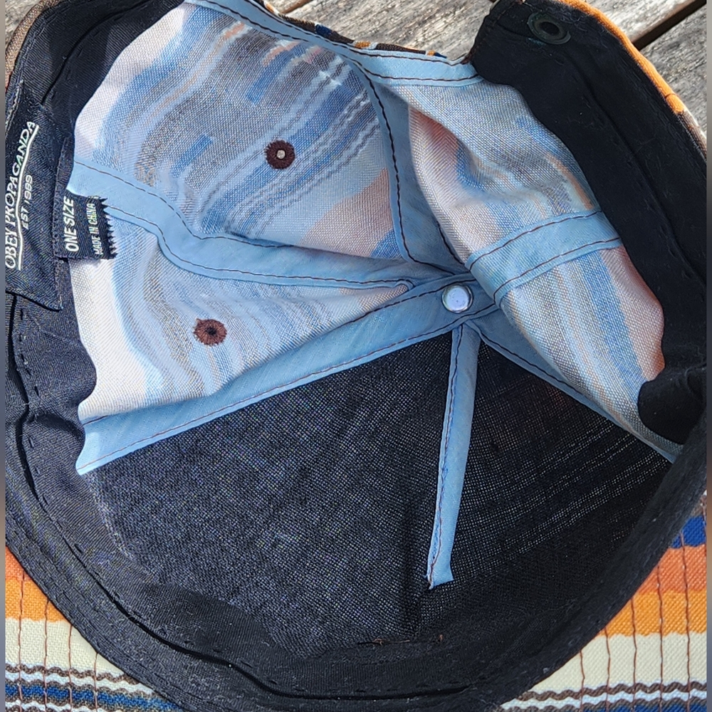 Obey Propaganda Multicolor Patterned Cap - image 8